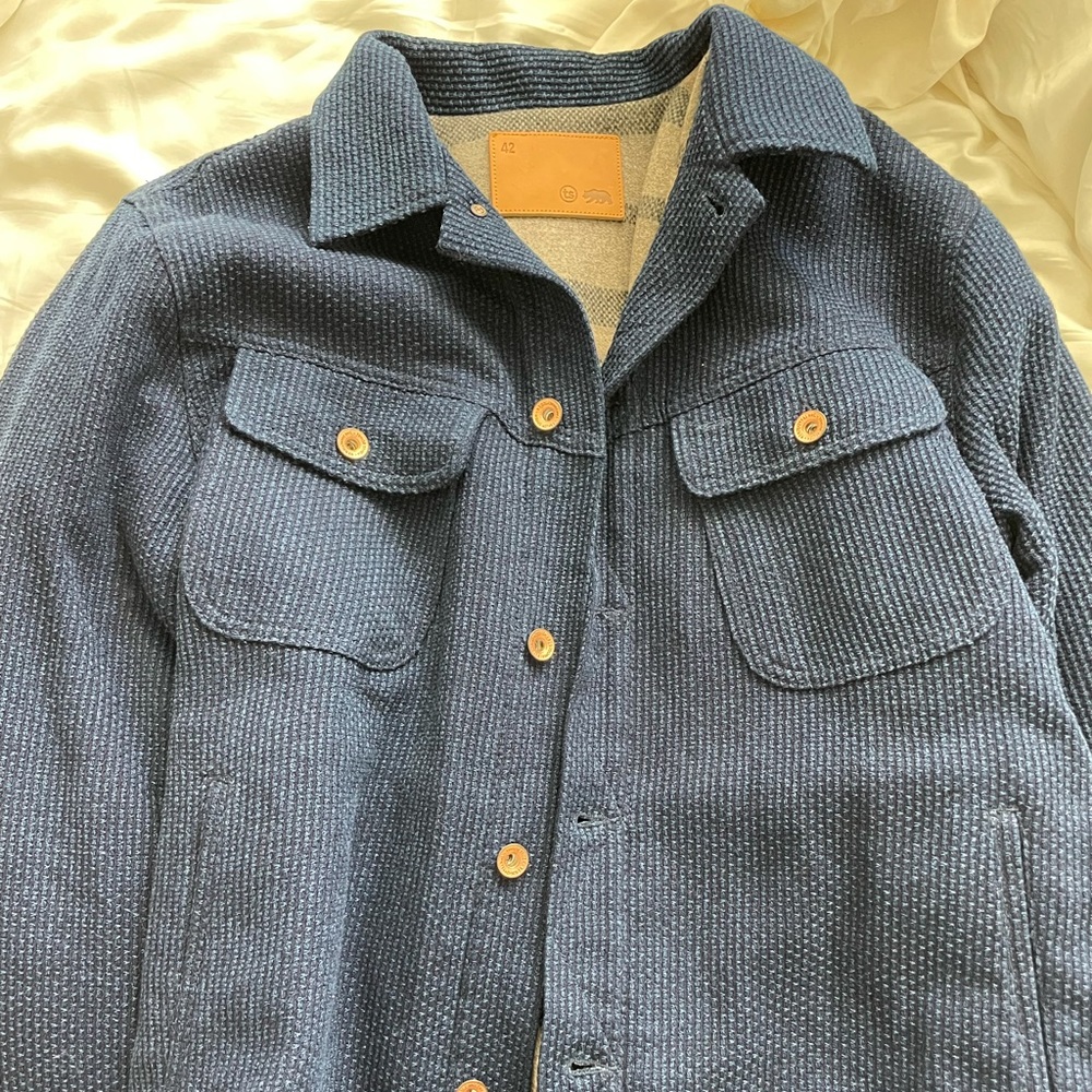 Long Haul Jacket - Indigo Sashiko - Taylor Stitch